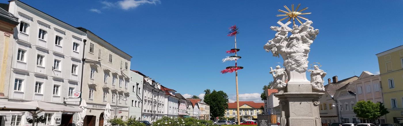 Banner Bild Stadtplatz Maibaum